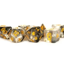Dice<Rogue Rage 16mm Poly Dice Set MET 717 - Miniature Marvels: Airplane Models & Painted Dice