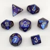 Dice<Royal Blue / Gold: Scarab Polyhedral Dice Set (7's) CHX 27427 - Miniature Marvels: Airplane Models & Painted Dice