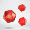 Dice<RuneQuest Red & Gold Expansion Dice (3) QWS SRQE53 - Miniature Marvels: Airplane Models & Painted Dice