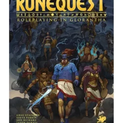 Role-playing Game<RuneQuest RPG: Roleplaying in Glorantha Deluxe Slipcase Set CHA 4028-X - Miniature Marvels: Airplane Models & Painted Dice