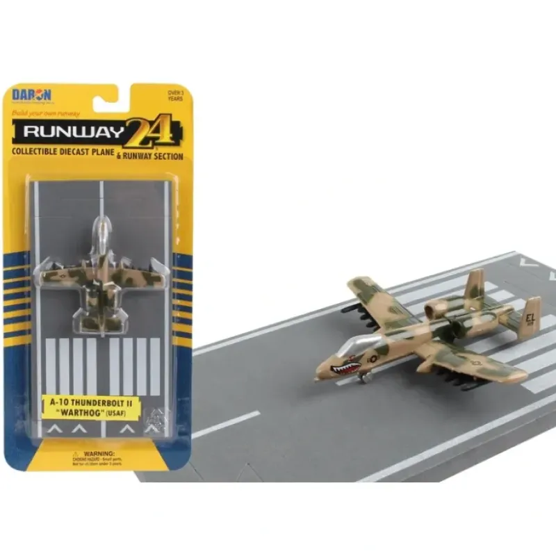 Airplane Model<Runway24 A10 Thunderbolt II - Miniature Marvels: Airplane Models & Painted Dice