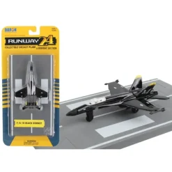 Airplane Model<Runway24 F-18 Black - Miniature Marvels: Airplane Models & Painted Dice