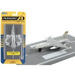 Airplane Model<Runway24 F-16 Military - Miniature Marvels: Airplane Models & Painted Dice