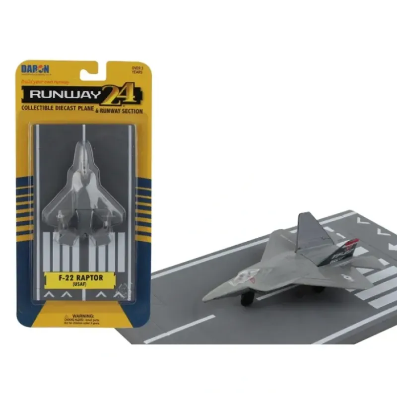 Airplane Model<Runway24 F-22 Raptor - Miniature Marvels: Airplane Models & Painted Dice