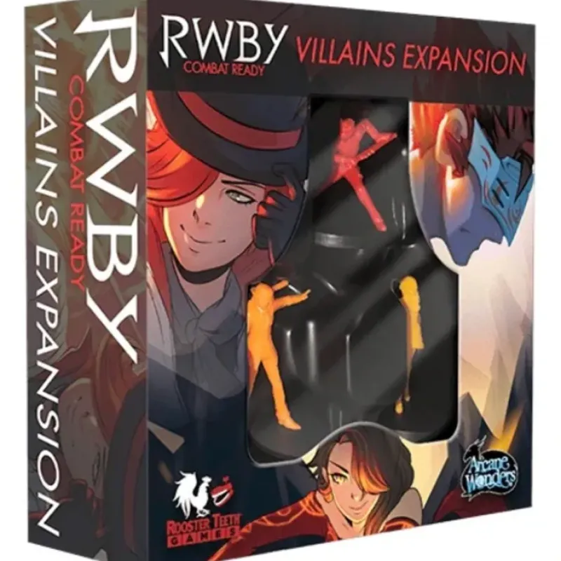 Board Game<RWBY Combat Ready: Villains Expansion AWG RWBYCR18 - Miniature Marvels: Airplane Models & Painted Dice