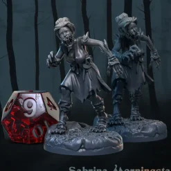 Miniature<Sabrina Morningstar - Miniature Marvels: Airplane Models & Painted Dice