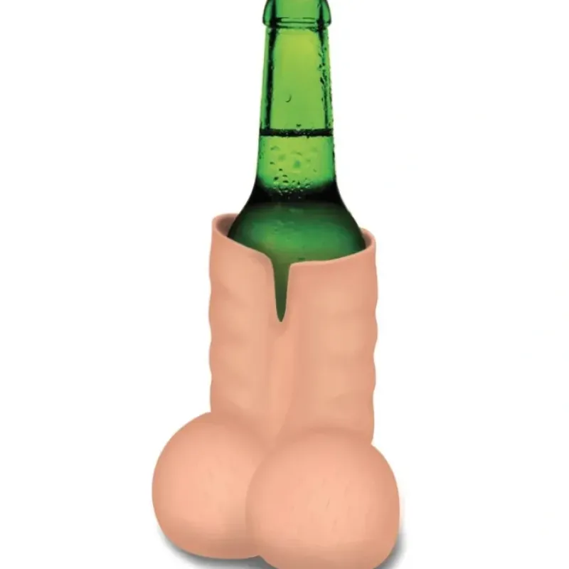 Egpull<SACK OF BALLS Beer Koozie Cooler - Funny Gag Novelty Drinking Joke Gift Holder - Miniature Marvels: Airplane Models & Painted Dice