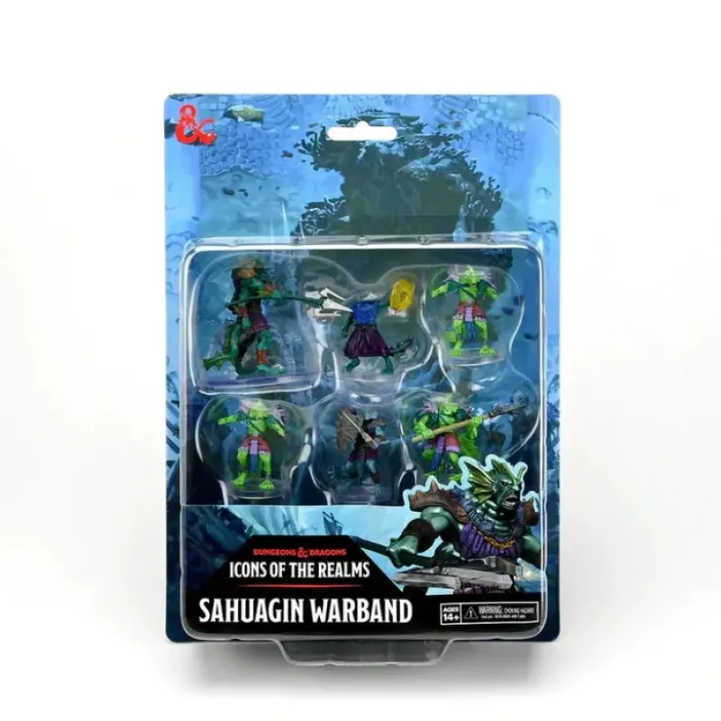 Miniature<Sahuagin Warband: D&D Icons of the Realms WZK 96112 - Miniature Marvels: Airplane Models & Painted Dice
