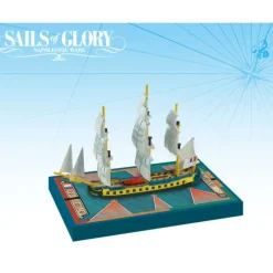 Board Game<Sails of Glory: Hermione 1779 French Frigate Ship Pack AGS SGN101B - Miniature Marvels: Airplane Models & Painted Dice
