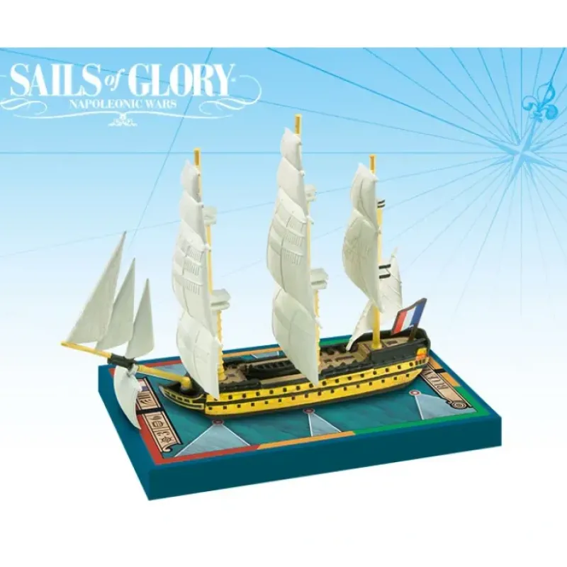 Board Game<Sails of Glory: Neptune 1803/Ville de Varsovie 1808 AGS SGN115B - Miniature Marvels: Airplane Models & Painted Dice
