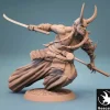 Miniature<Samurai Demon - Miniature Marvels: Airplane Models & Painted Dice