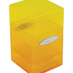 Accessories<Satin Tower - Glitter Yellow - Miniature Marvels: Airplane Models & Painted Dice