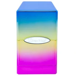Accessories<Satin Tower Deck Box: Hi-Gloss Rainbow - Miniature Marvels: Airplane Models & Painted Dice
