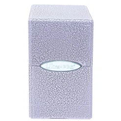 Accessories<Satin Tower Deck Box: Ivory Crackle - Miniature Marvels: Airplane Models & Painted Dice