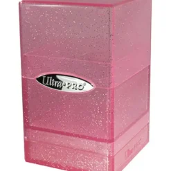 Accessories<Satin Tower: Glitter Pink - Miniature Marvels: Airplane Models & Painted Dice