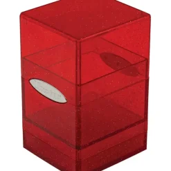 Accessories<Satin Tower: Glitter Red - Miniature Marvels: Airplane Models & Painted Dice
