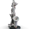 Miniature<Saxy Bard - Miniature Marvels: Airplane Models & Painted Dice