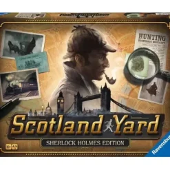 Board Game<Scotland Yard: Sherlock Holmes Edition RVN 27344 - Miniature Marvels: Airplane Models & Painted Dice