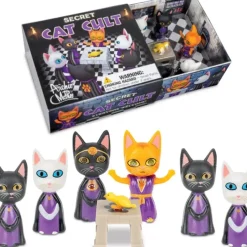 Egpull<Secret Cat Cult - Funny Bird Sacrifice Figurines Toy Set Gift - Archie McPhee - Miniature Marvels: Airplane Models & Painted Dice