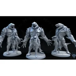 Miniature<Sekolin Male With Female - Miniature Marvels: Airplane Models & Painted Dice