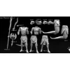 Miniature<Serpent Male Kitbash Set 2 - Miniature Marvels: Airplane Models & Painted Dice