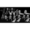Miniature<Serpent Male Kitbash Set 1 - Miniature Marvels: Airplane Models & Painted Dice