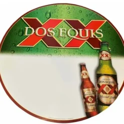 Egpull<SET OF 2 Dos Equis Beer Bottle Posters Bar Pub Signs - Mancave Wall Decor - Miniature Marvels: Airplane Models & Painted Dice