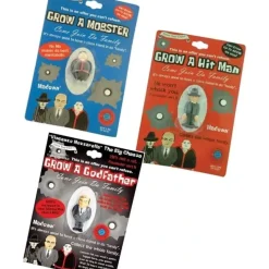 Egpull<SET OF 3 Grow your own Godfather - Mobster - Hit Man Set - Fun Gag Joke Novelty - Miniature Marvels: Airplane Models & Painted Dice