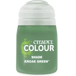 Paint<SHADE: KROAK GREEN (18ML) - Miniature Marvels: Airplane Models & Painted Dice