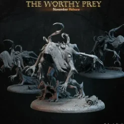 Miniature<Shadow Beast - Miniature Marvels: Airplane Models & Painted Dice
