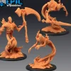 Miniature<Shadow Horrors - Miniature Marvels: Airplane Models & Painted Dice
