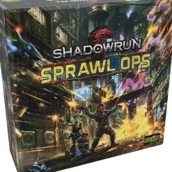 Board Game<Shadowrun: Sprawl Ops Board Game CAT 77700 - Miniature Marvels: Airplane Models & Painted Dice
