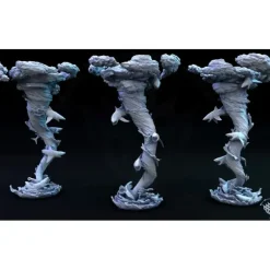Miniature<Sharknado - Miniature Marvels: Airplane Models & Painted Dice