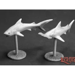 Miniature<Sharks (2): Dark Heaven Legends RPR 03622 - Miniature Marvels: Airplane Models & Painted Dice