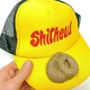 Egpull<S#*HEAD POOP HAT Baseball Fake Rubber Crap Cap Poo Dog Trucker Mesh GaG Gift - Miniature Marvels: Airplane Models & Painted Dice