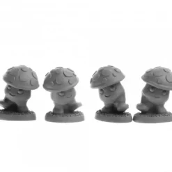 Miniature<Shroomies (4): Bones USA - Reaper Legends RPR 30072 - Miniature Marvels: Airplane Models & Painted Dice