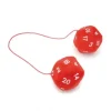 Shop All*20-sided Plush Dice Dangler Red - Miniature Marvels: Airplane Models & Painted Dice