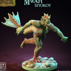 Miniature<Siyokoy Mwah - Miniature Marvels: Airplane Models & Painted Dice