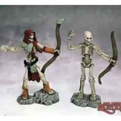 Miniature<Skeleton Archers (2): Dark Heaven Legends RPR 03755 - Miniature Marvels: Airplane Models & Painted Dice