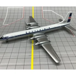 Airplane Model<Sky Classics 1:200 Canadair CL-44J "Loftleider" - Miniature Marvels: Airplane Models & Painted Dice