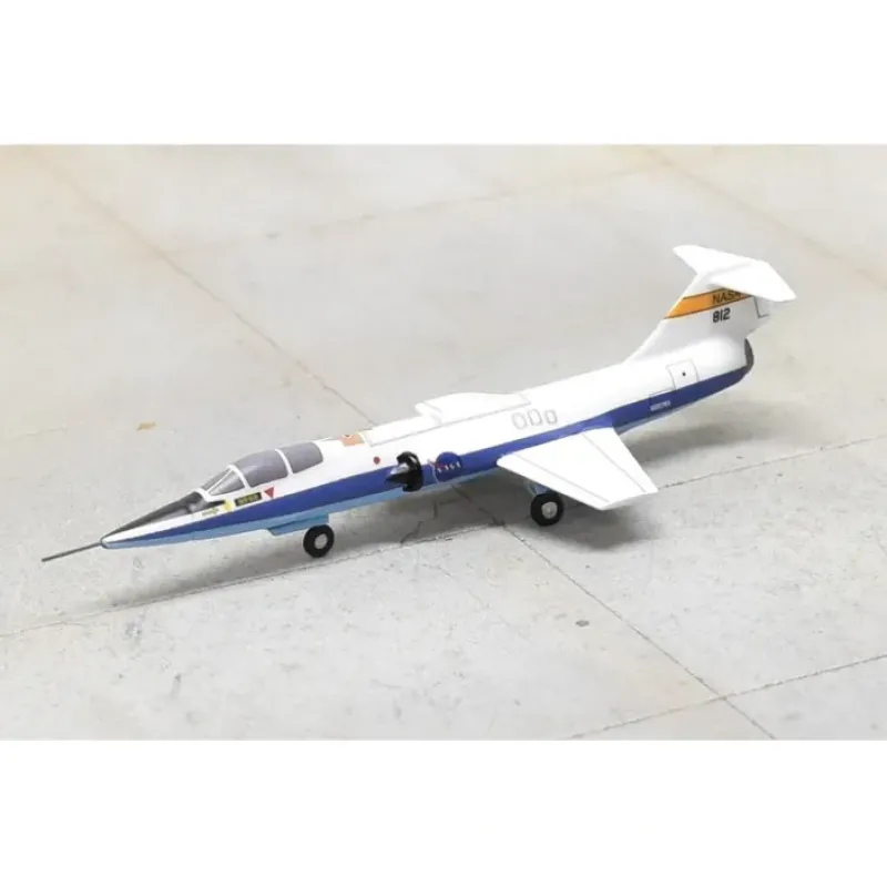 Airplane Model<Sky Classics 1:200 SCF10402 Lockheed F-104 Starfighter NASA N812NA White Blue Stripe Blue Bottom No Tanks - Miniature Marvels: Airplane Models & Painted Dice