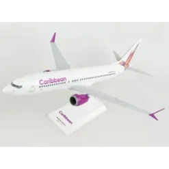 Airplane Model<SkyMarks 1:130 Caribbean Boeing 737Max8 SKR1108 - Miniature Marvels: Airplane Models & Painted Dice