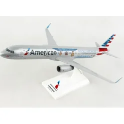 Airplane Model<SkyMarks SKR1114 1:150 American Airbus A321 "Flagship Valor" - Miniature Marvels: Airplane Models & Painted Dice