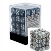 Dice<Slate with White: Lustrous 36d6 12mm Dice Block CHX 27890 - Miniature Marvels: Airplane Models & Painted Dice