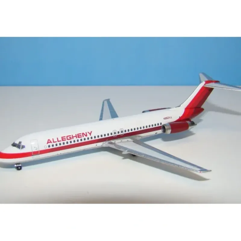 Airplane Model<SMA 1:400 Allegheny/USAir DC-9-30 - Miniature Marvels: Airplane Models & Painted Dice