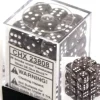 Dice<Smoke with White: Translucent 36d6 12mm Dice Block CHX 23808 - Miniature Marvels: Airplane Models & Painted Dice