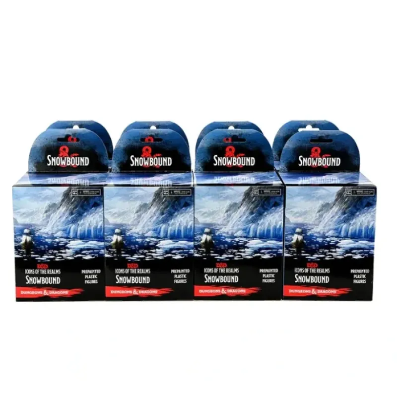 Miniature<Snowbound Brick (Set 19): D&D Icons of the Realms WZK 96075 - Miniature Marvels: Airplane Models & Painted Dice