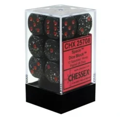 Dice<Space: Speckled 12d6 16mm Dice Set CHX 25708 - Miniature Marvels: Airplane Models & Painted Dice