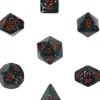 Dice<Space: Speckled Polyhedral Dice Set (7's) CHX 25308 - Miniature Marvels: Airplane Models & Painted Dice