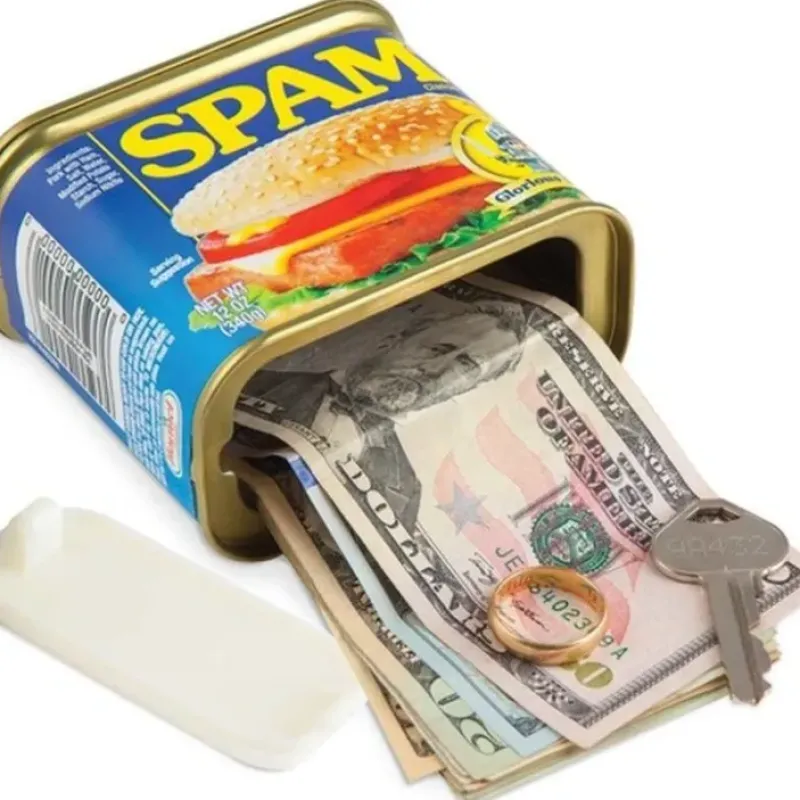 Egpull<SPAM OFFICIALLY LICENSED - Decoy Safe Home Bank - hide cash jewelry gold - Miniature Marvels: Airplane Models & Painted Dice